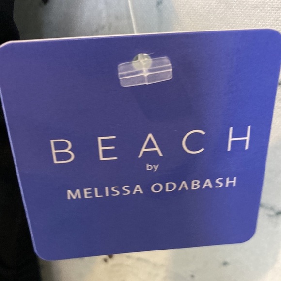 BEACH by Melissa Odabash open back one piece swimsuit XS Tie detail vacation - Picture 12 of 12